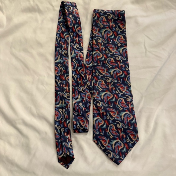 Like New Vintage Christian Dior Monsieur Abstract Print Silk Tie - Picture 1 of 3
